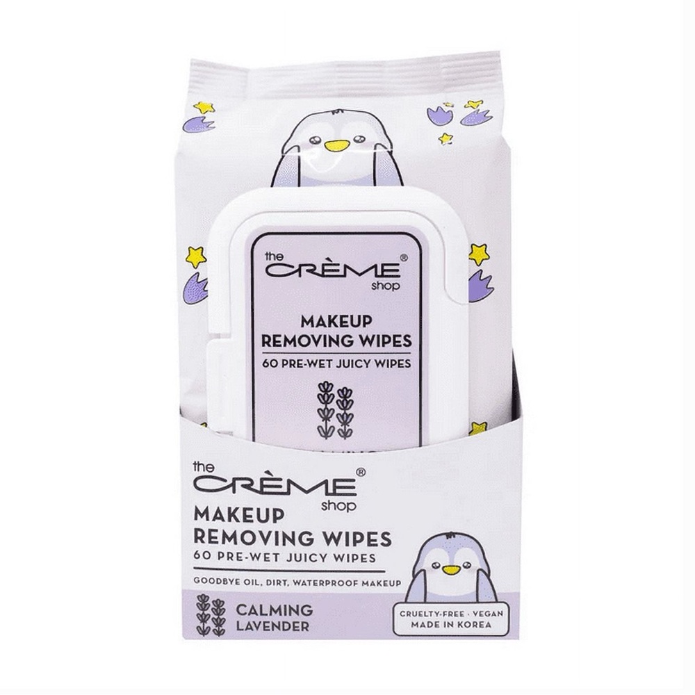 The Creme Shop- Calming Lavender Makeup Removing Wipes